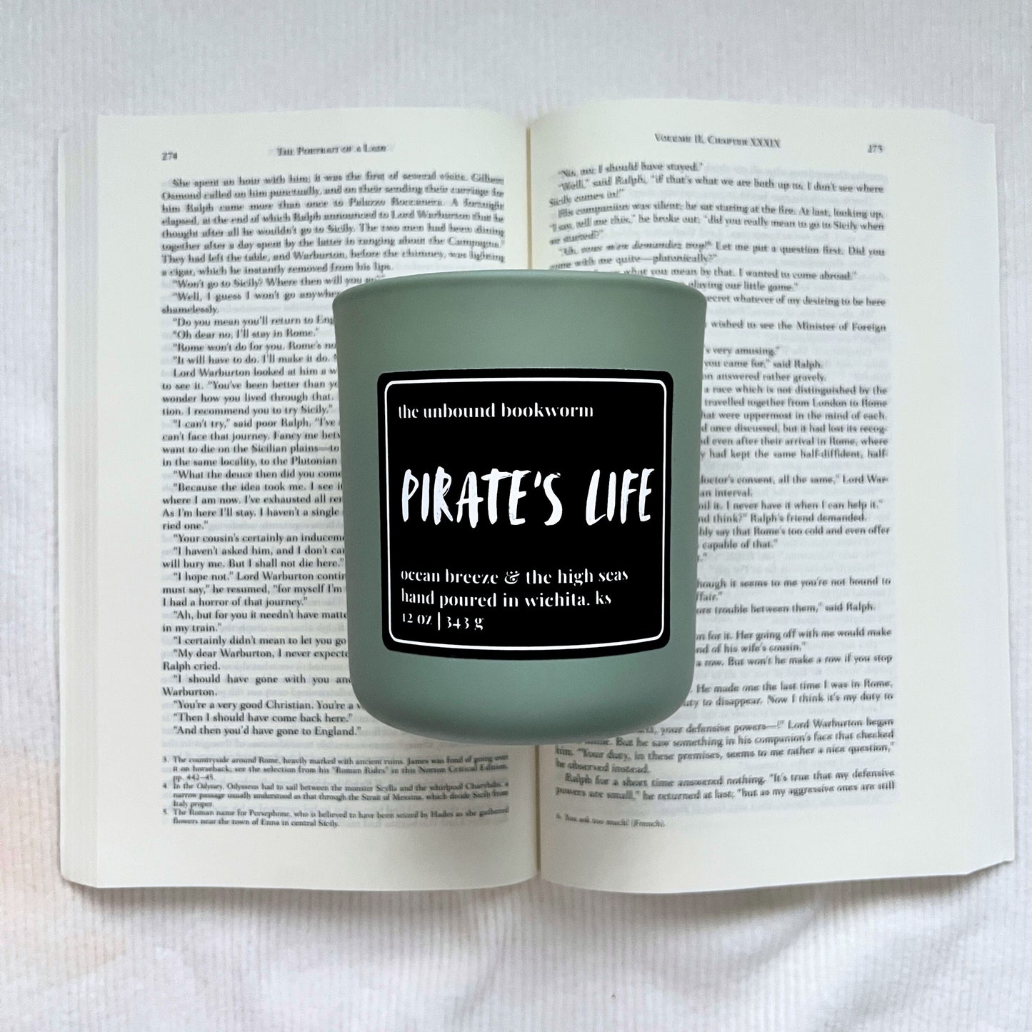 Pirate's Life Luxury Bookish Candle