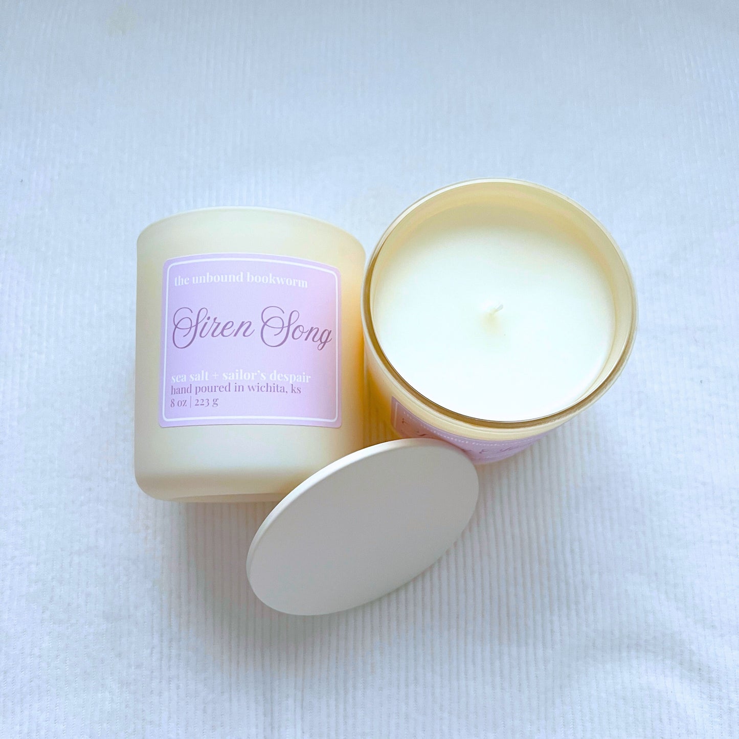 Siren Song Luxury Bookish Candle