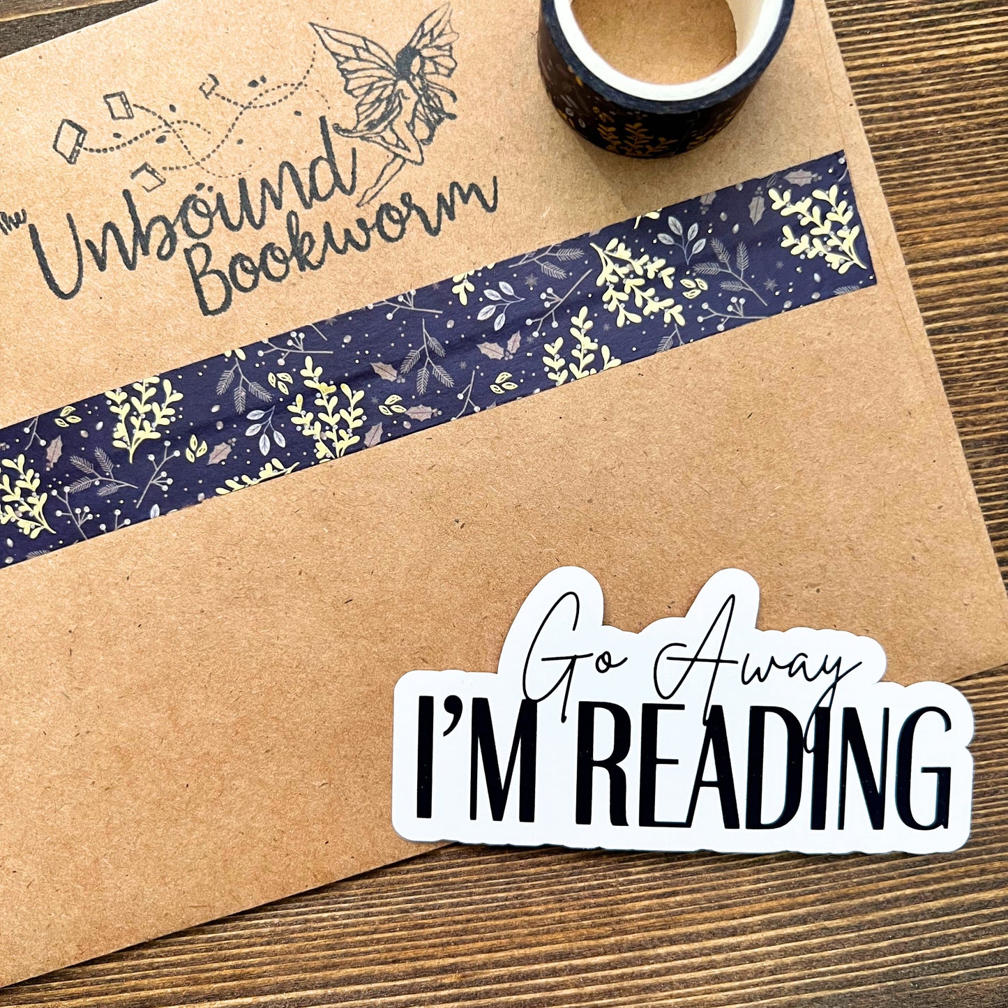 Go Away, I'm Reading Sassy Bookish Sticker