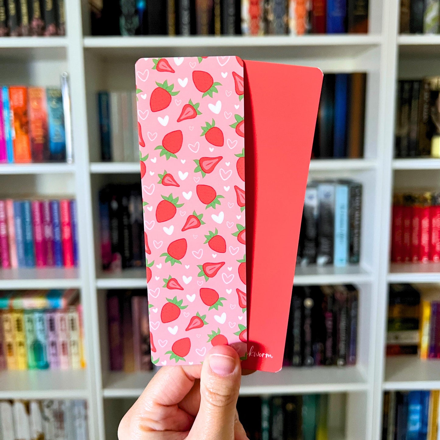 Sweet Strawberry Soft-Touch Bookmark