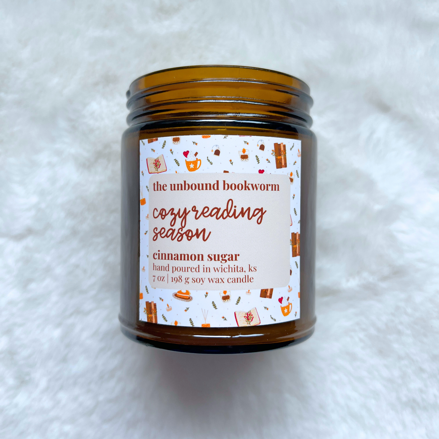 Cozy Reading Season Fall Candle | 7 oz Soy Candle