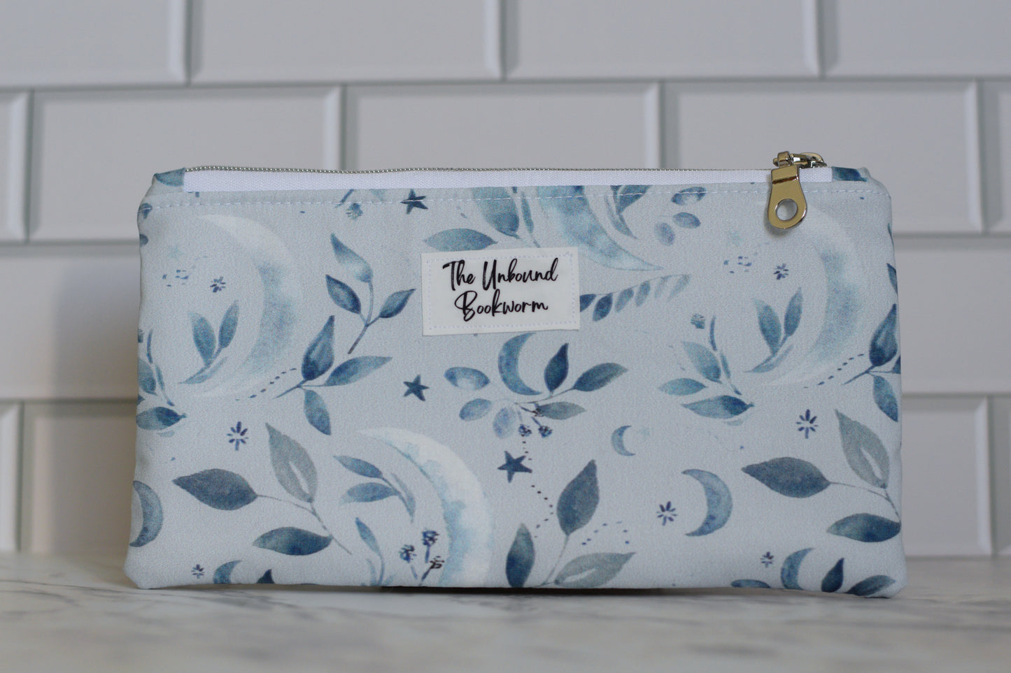 Lunar Blue Pencil Case