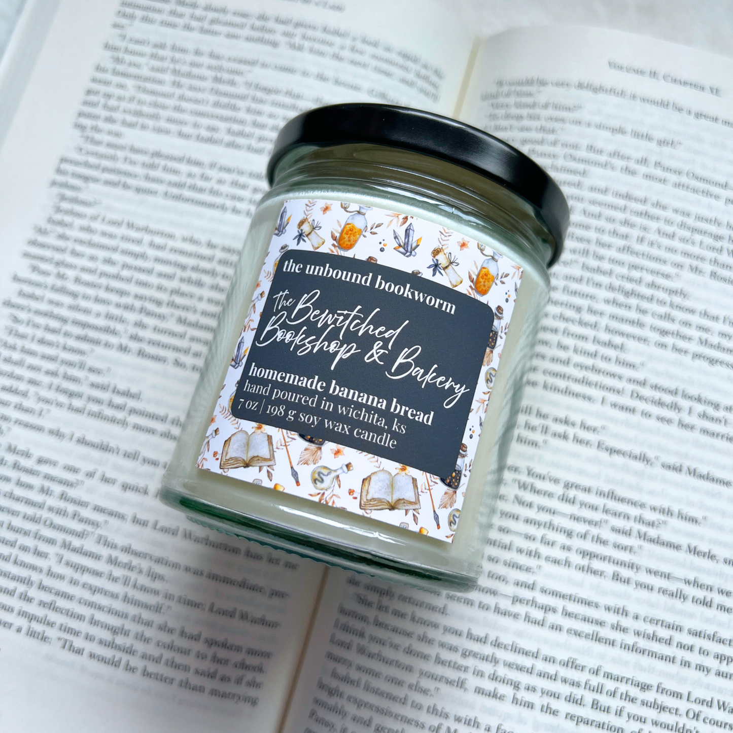 The Bewitched Bookshop Fall Candle | 7 oz Soy Candle