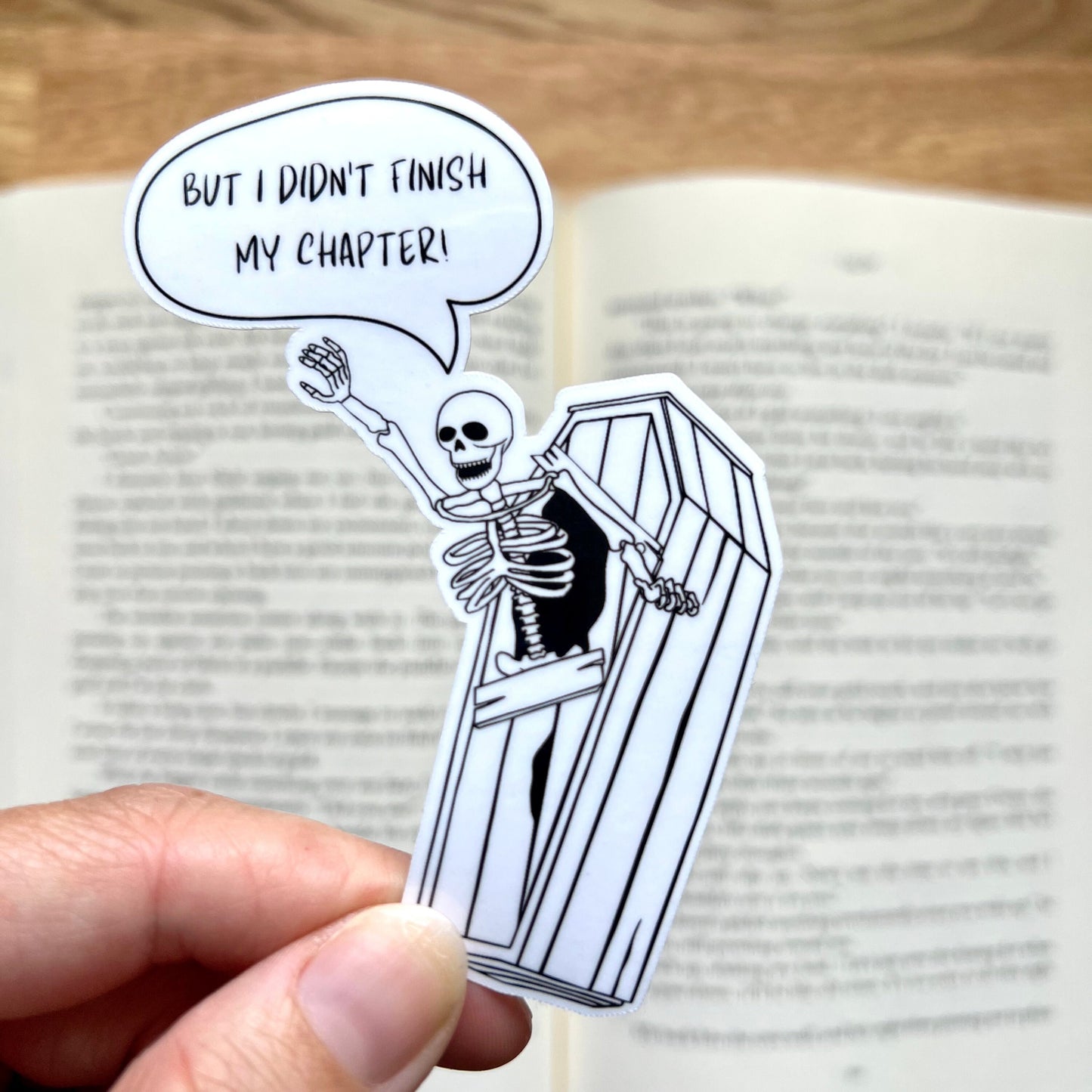 Unfinished Business Bookish Sticker