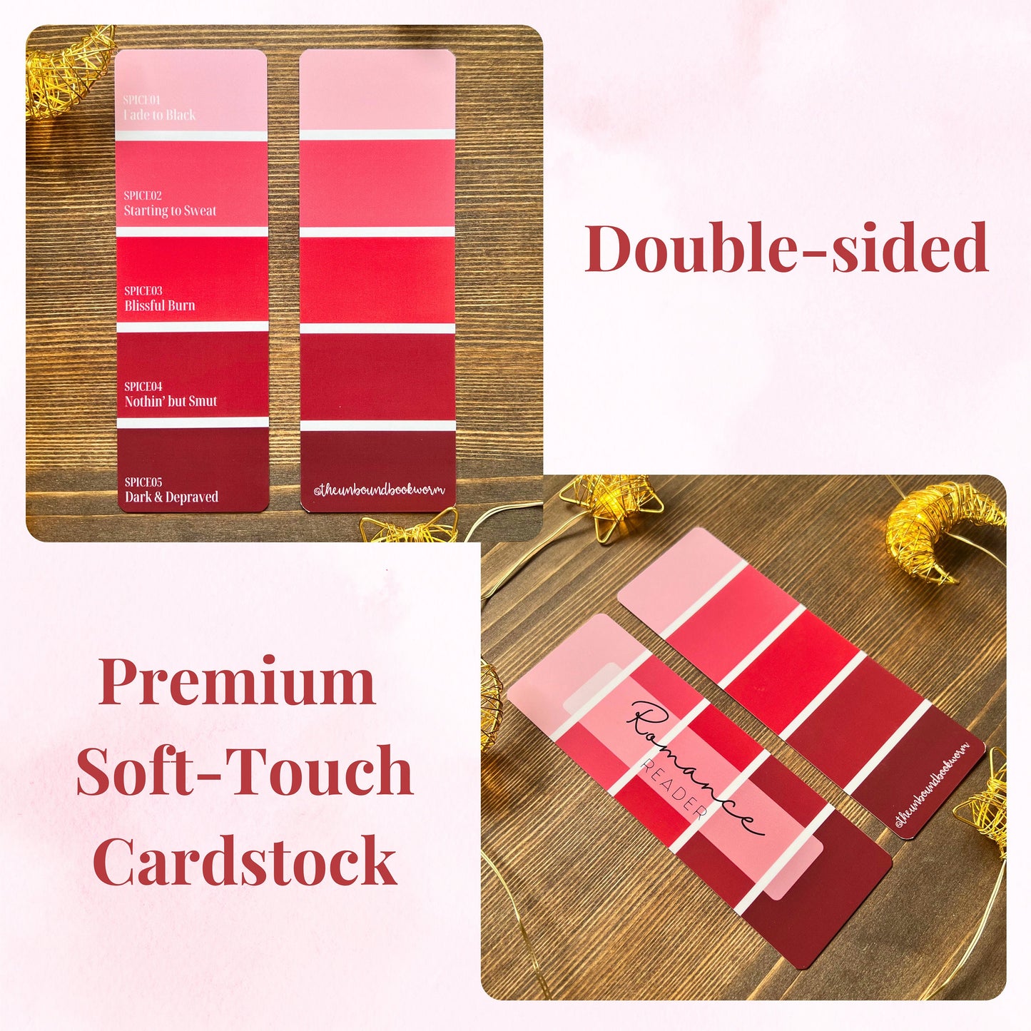 Romance Reader Soft Touch Bookmarks