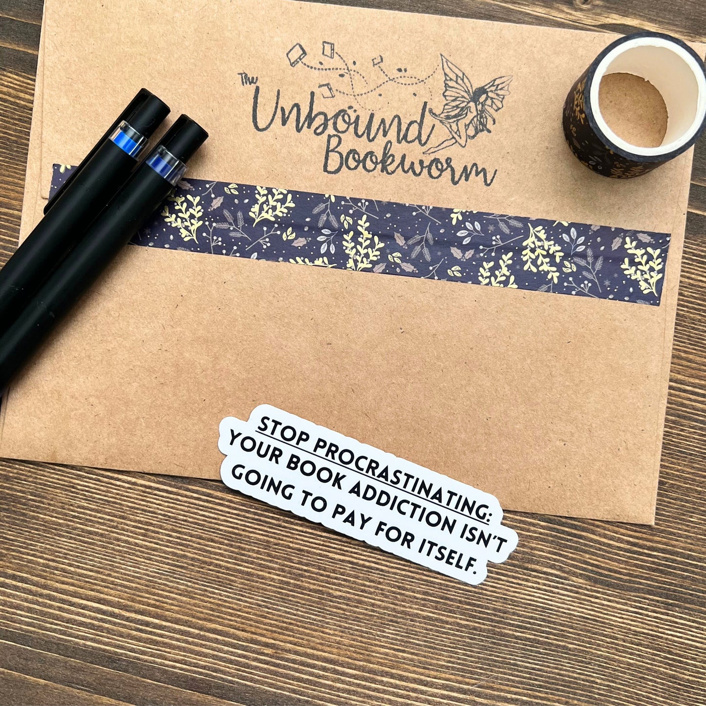 Stop Procrastinating Bookish Sticker