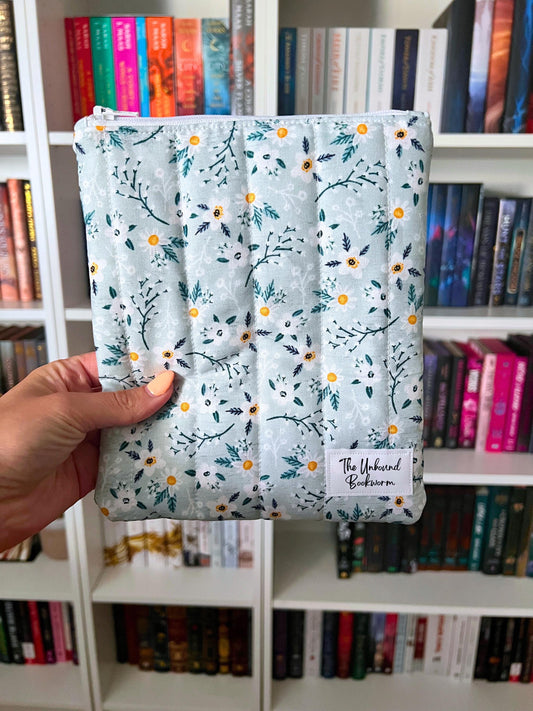 Mint Floral Kindle Sleeve