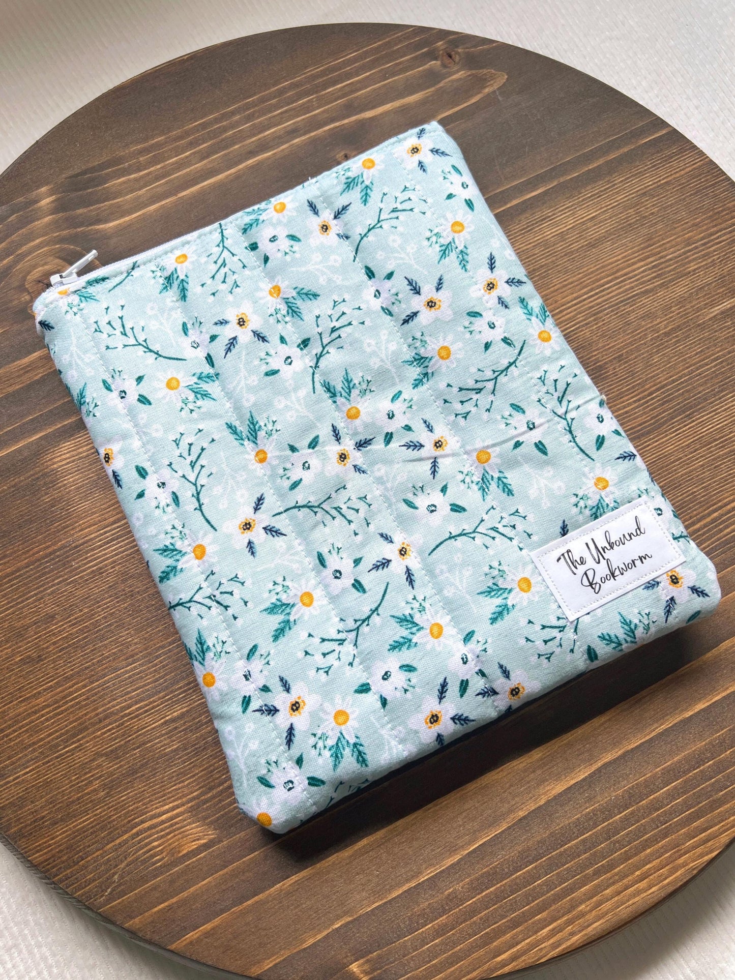 Mint Floral Kindle Sleeve