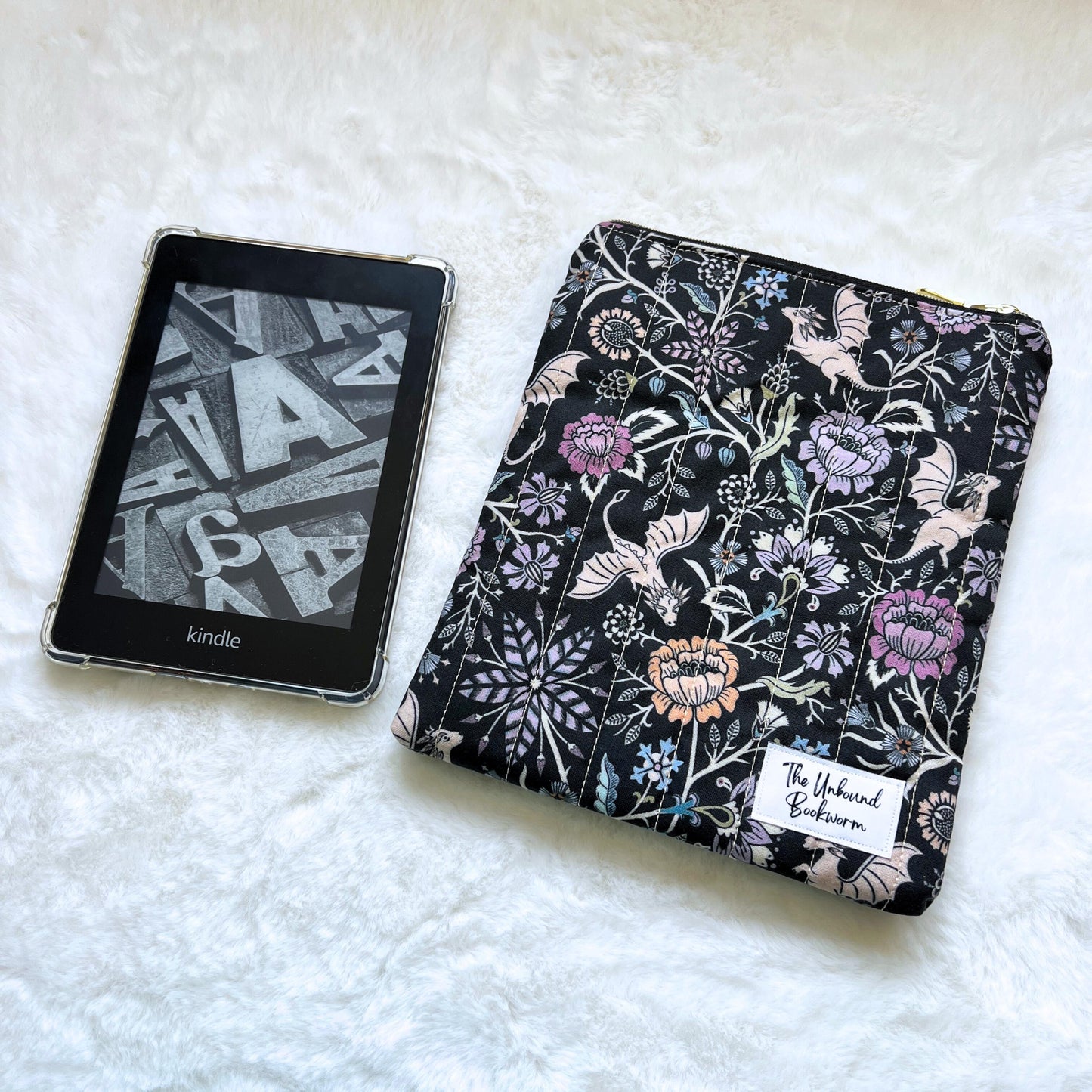 Lavender Dragons Kindle Sleeve