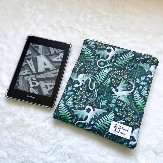 Floral Dragon Kindle Sleeve