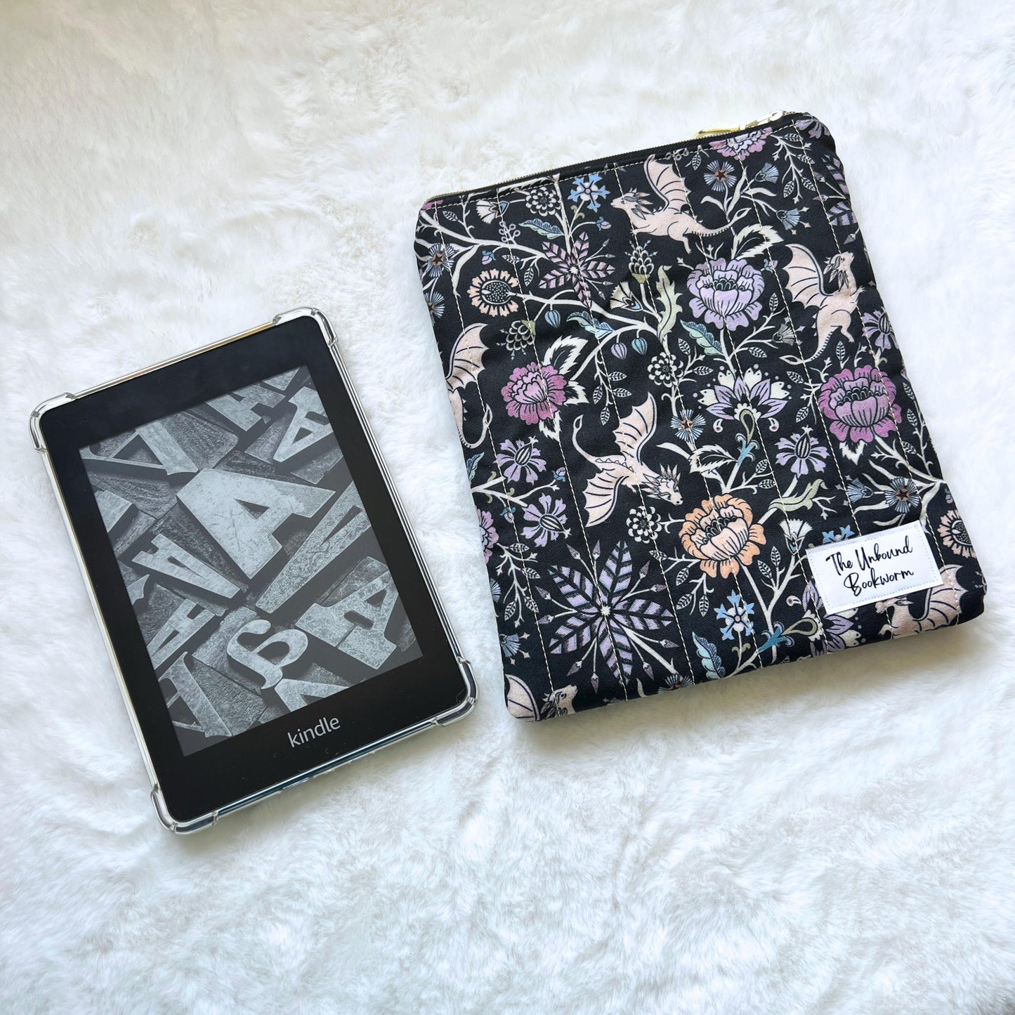 Lavender Dragons Kindle Sleeve
