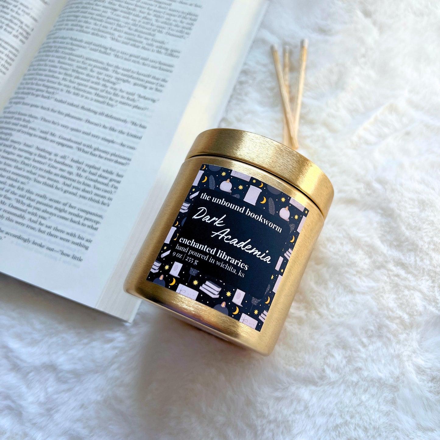 Dark Academia Candle