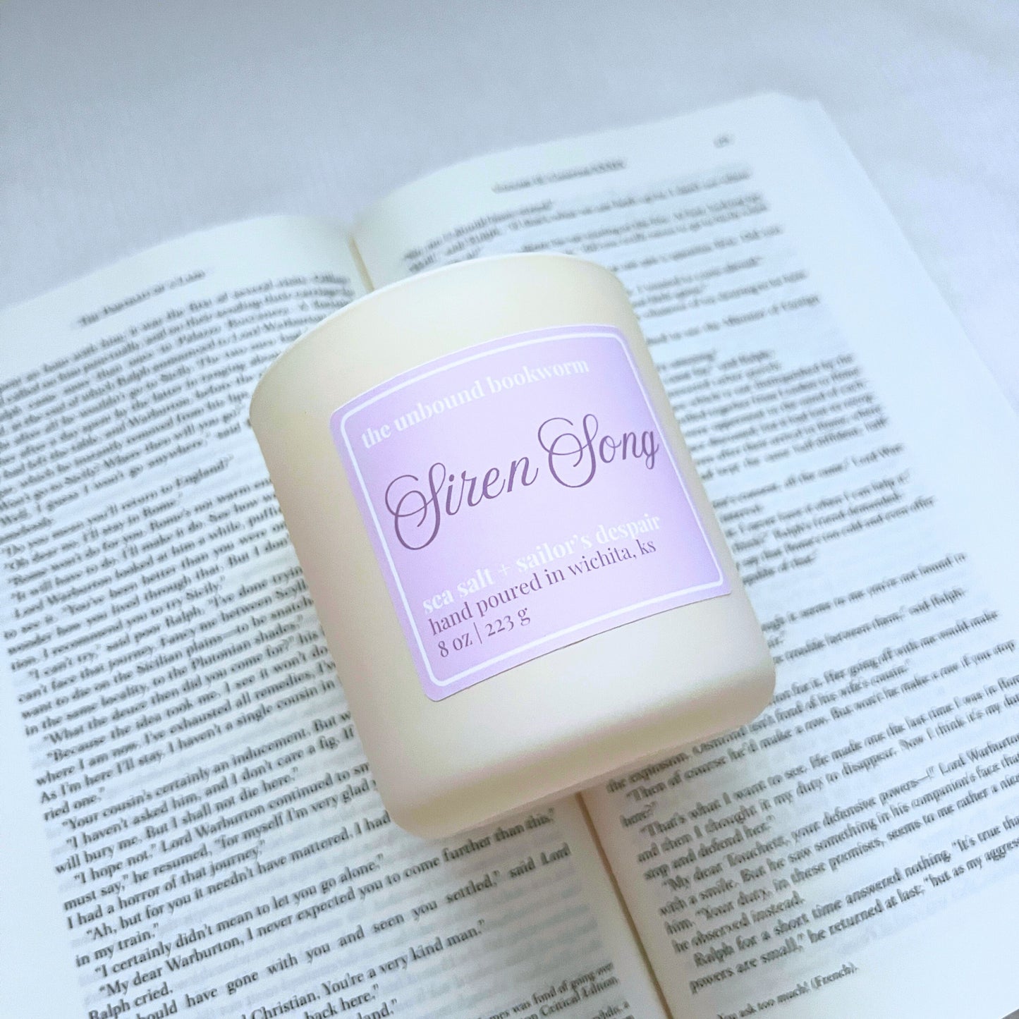 Siren Song Luxury Bookish Candle