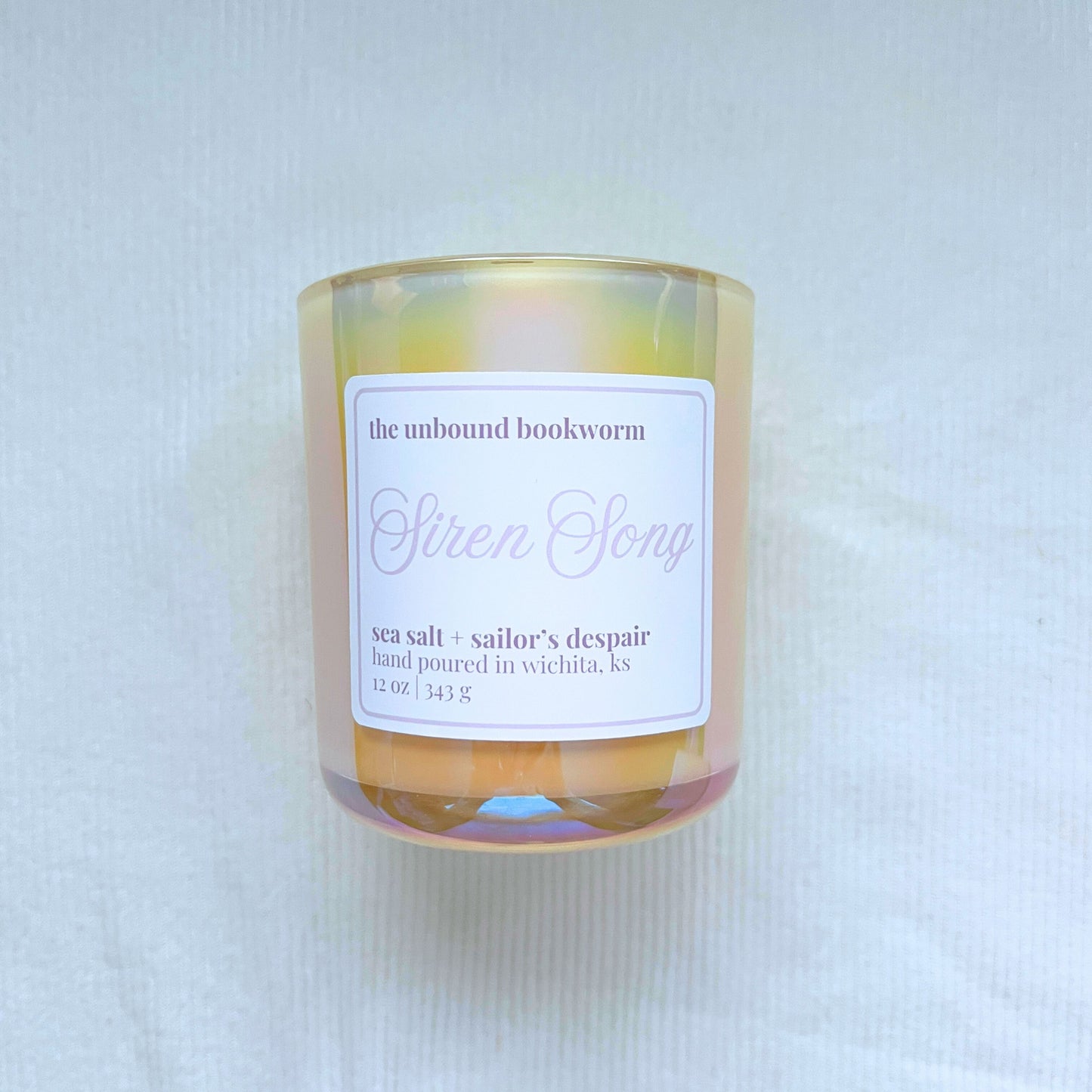 Siren Song Luxury Bookish Candle