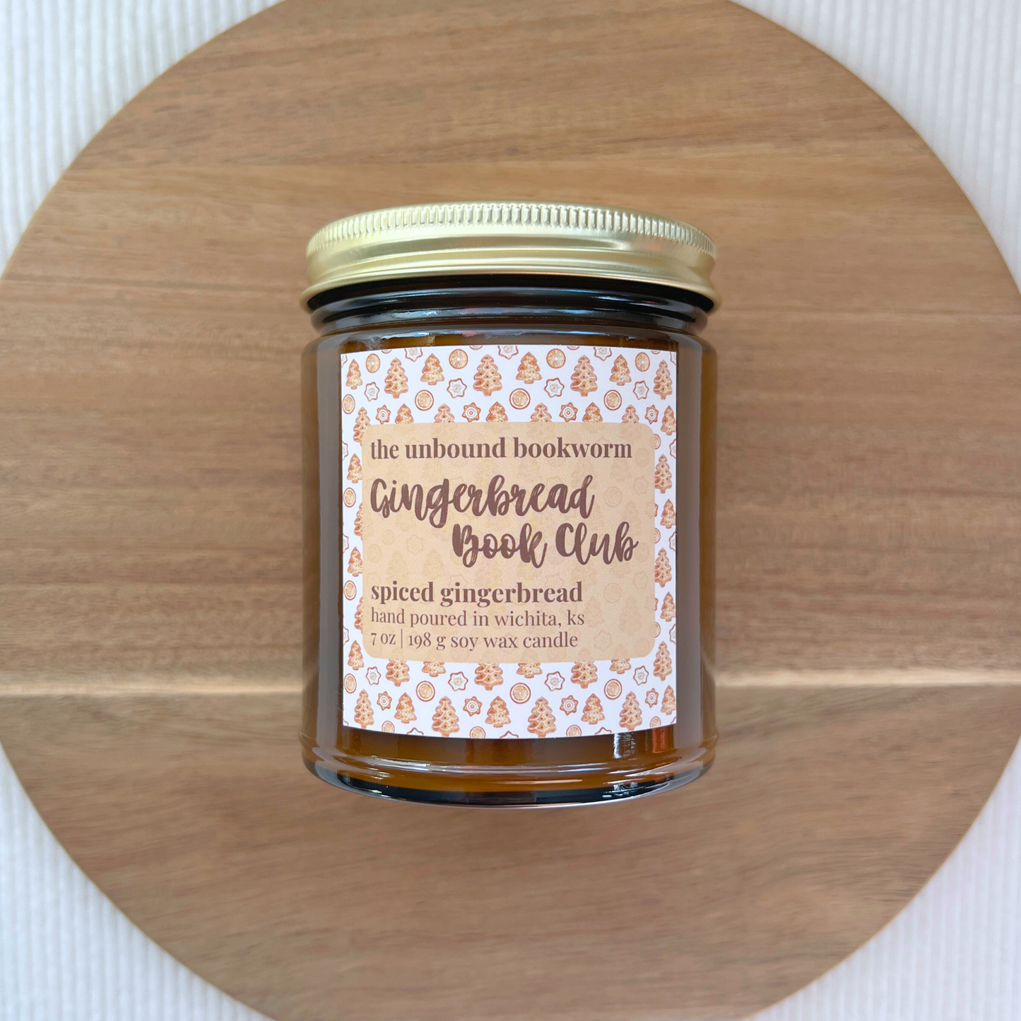 Gingerbread Book Club | 7 oz Soy Book Candle