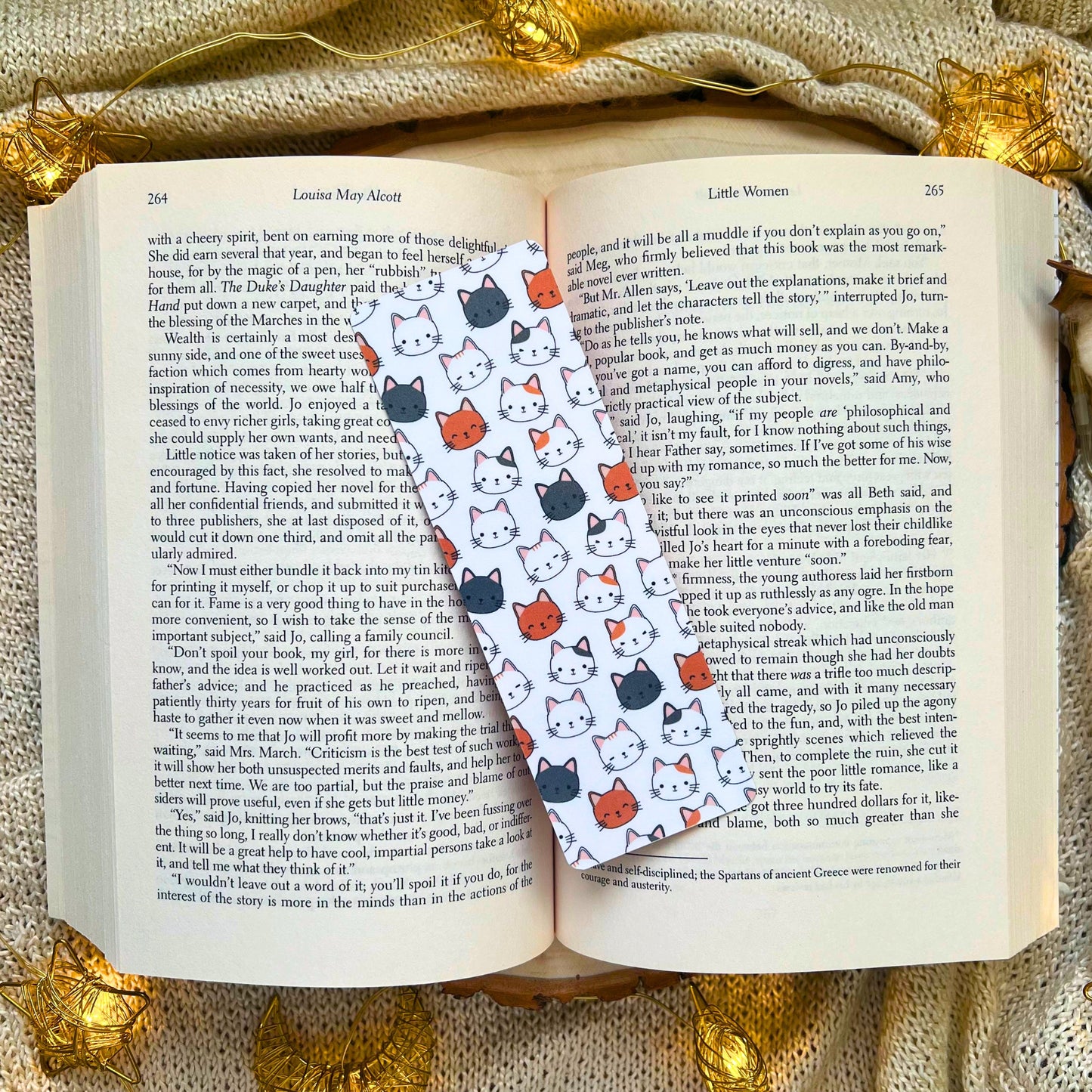 Kitty Cat Laminated Bookmark