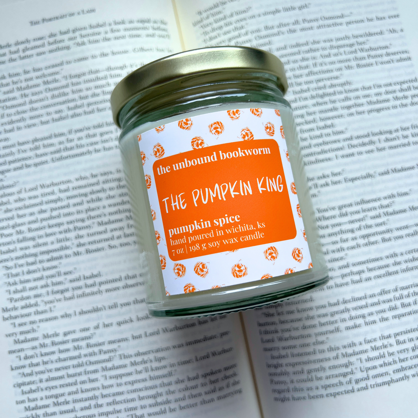 The Pumpkin King Fall Candle | 7 oz Soy Candle