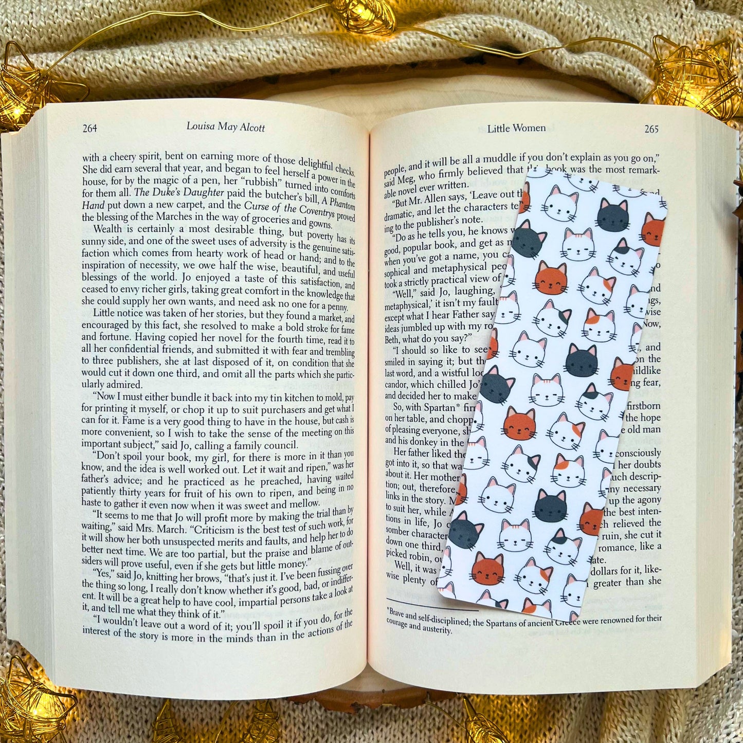 Kitty Cat Laminated Bookmark