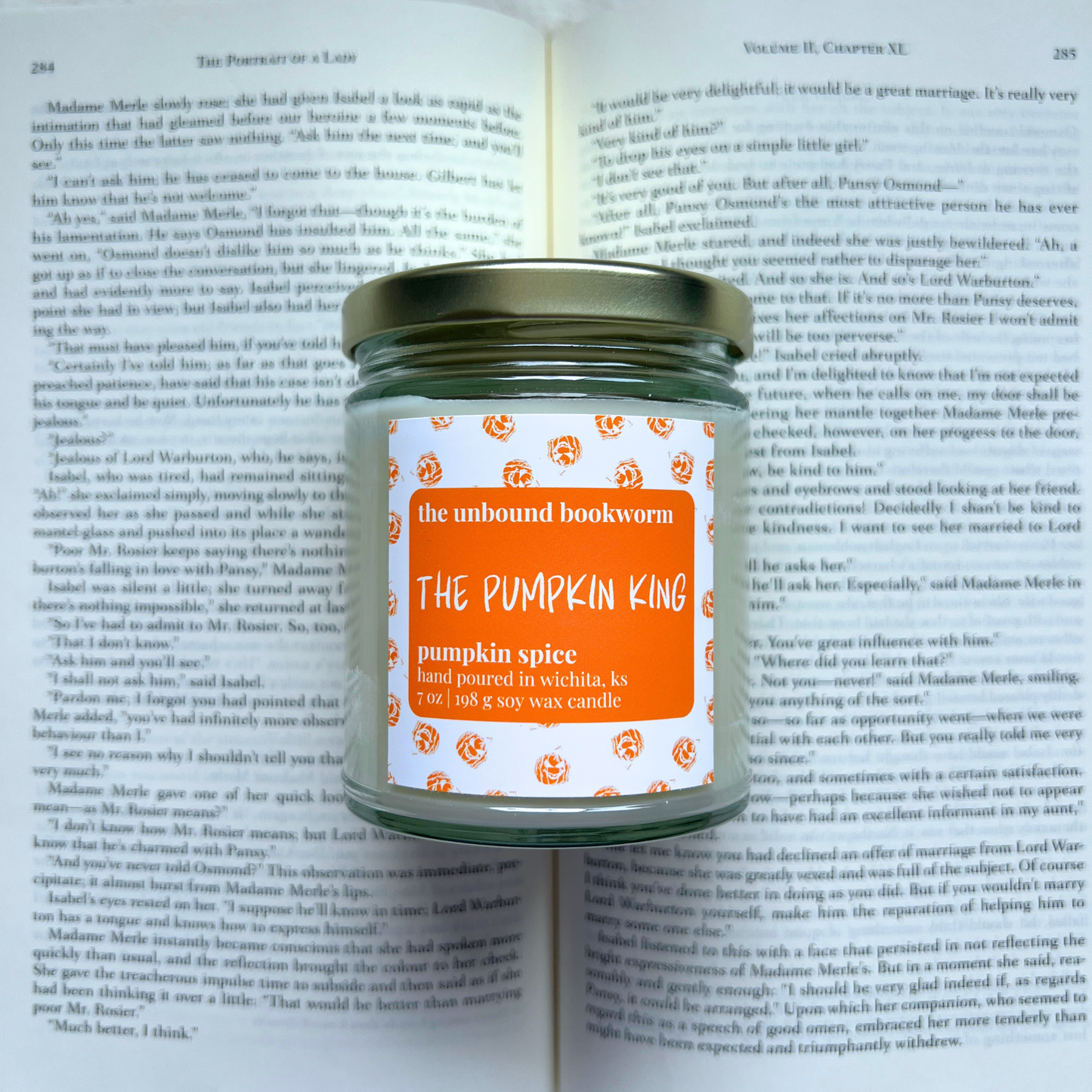 The Pumpkin King Fall Candle | 7 oz Soy Candle