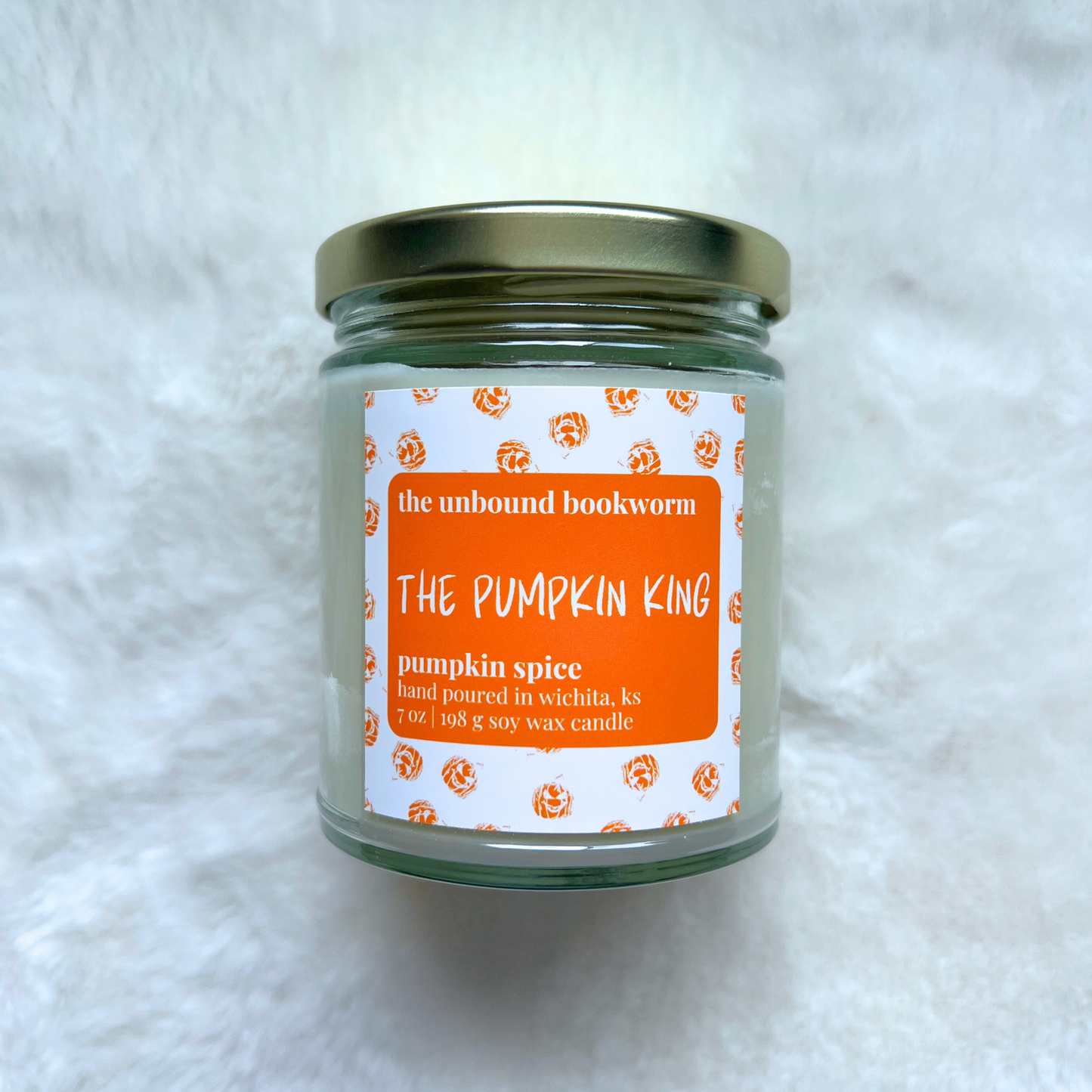 The Pumpkin King Fall Candle | 7 oz Soy Candle