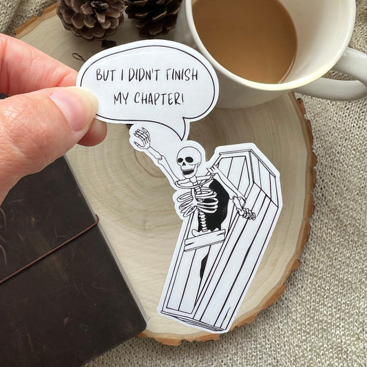 Unfinished Business Bookish Sticker