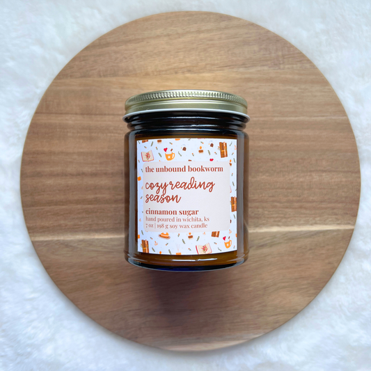 Cozy Reading Season Fall Candle | 7 oz Soy Candle