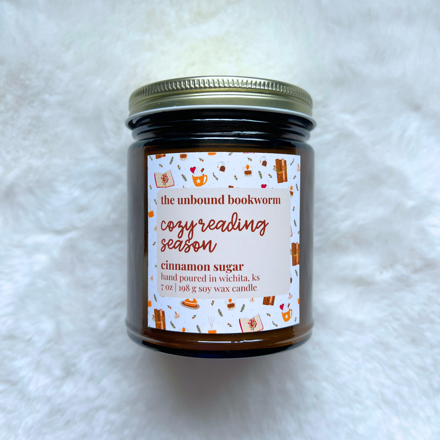 Cozy Reading Season Fall Candle | 7 oz Soy Candle