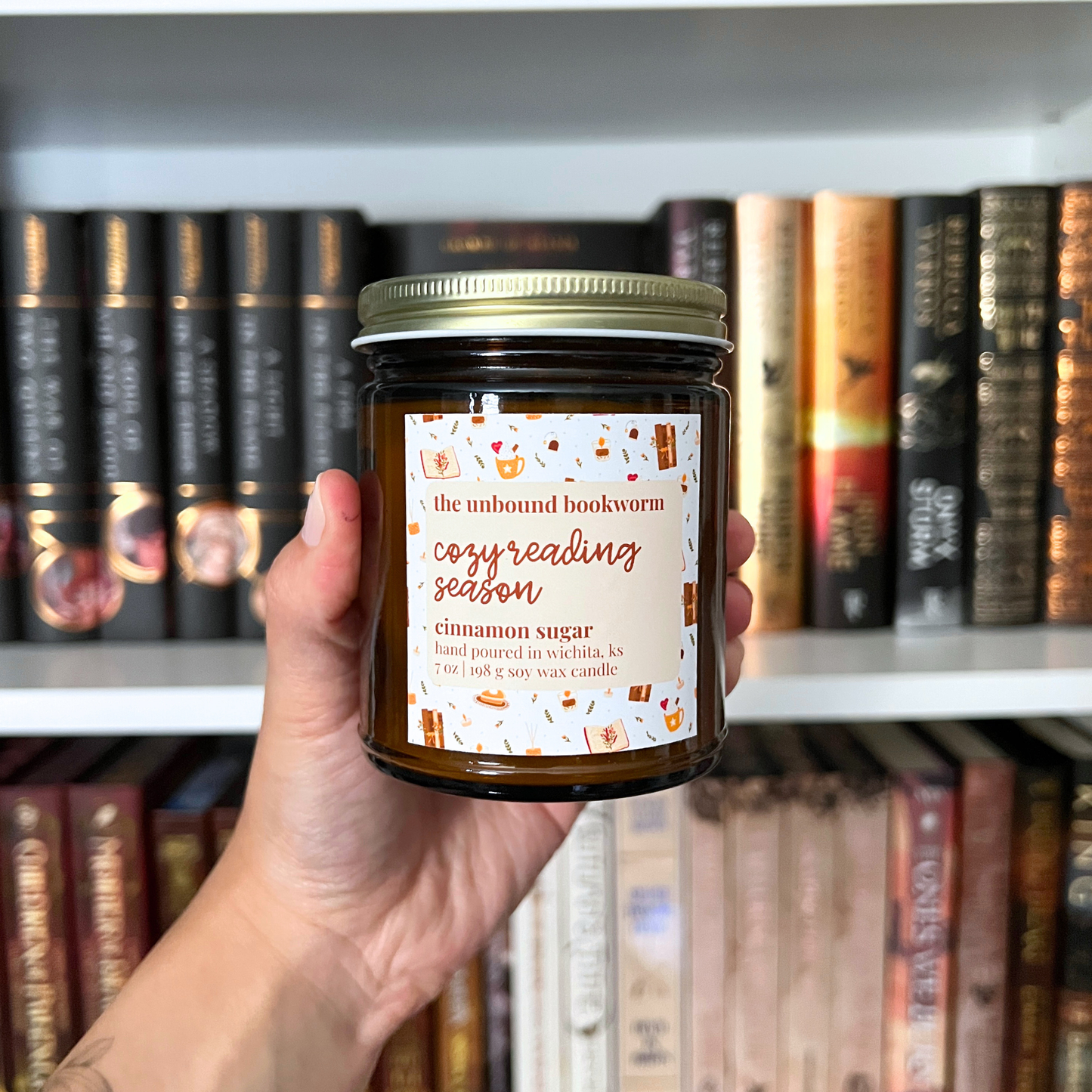Cozy Reading Season Fall Candle | 7 oz Soy Candle