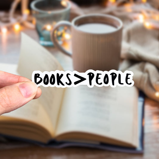 Books > People Sassy Bookish Sticker