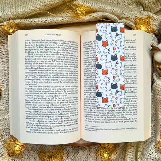Kitty Cat Laminated Bookmark