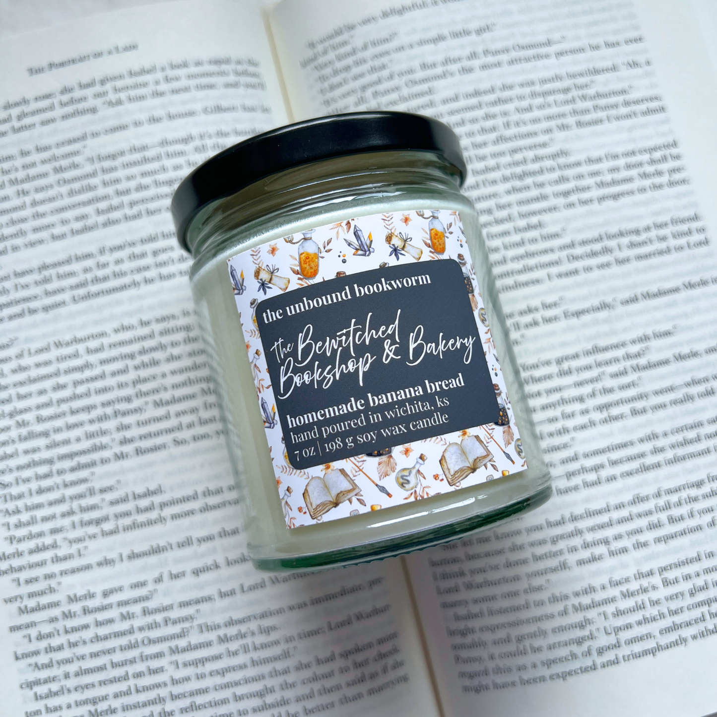 The Bewitched Bookshop Fall Candle | 7 oz Soy Candle