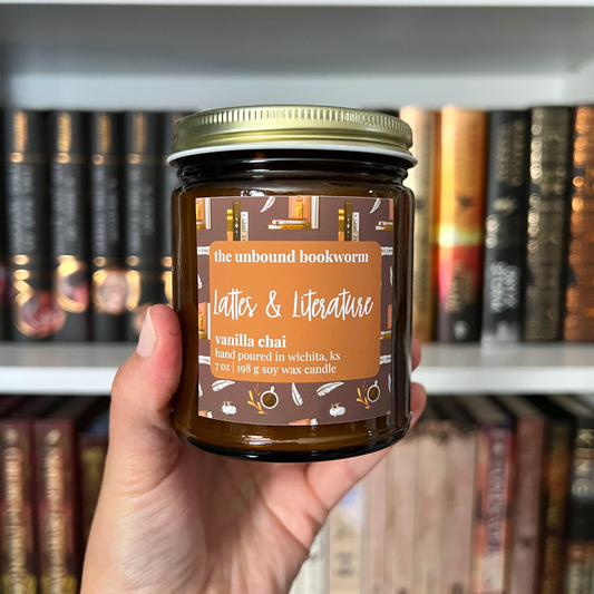 Lattes & Literature Fall Candle | 7 oz Soy Candle