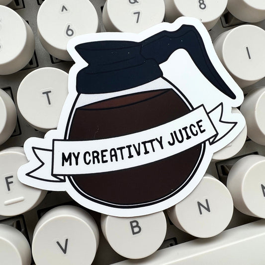 My Creativity Juice Coffee Sticker