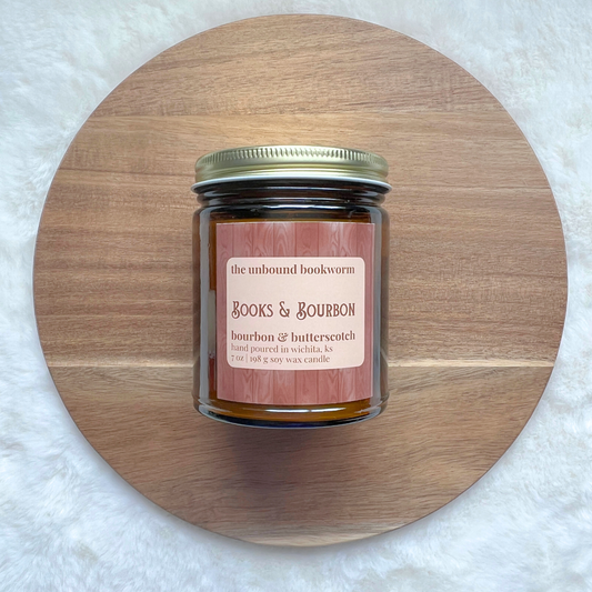 Books & Bourbon Fall Candle | 7 oz Soy Candle