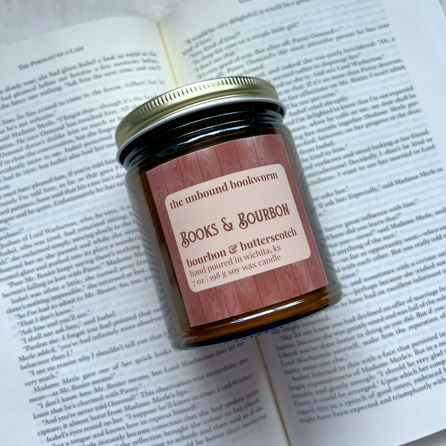 Books & Bourbon Fall Candle | 7 oz Soy Candle