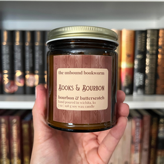 Books & Bourbon Fall Candle | 7 oz Soy Candle