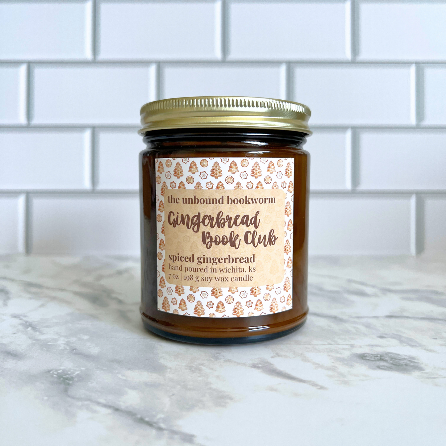 Gingerbread Book Club | 7 oz Soy Book Candle