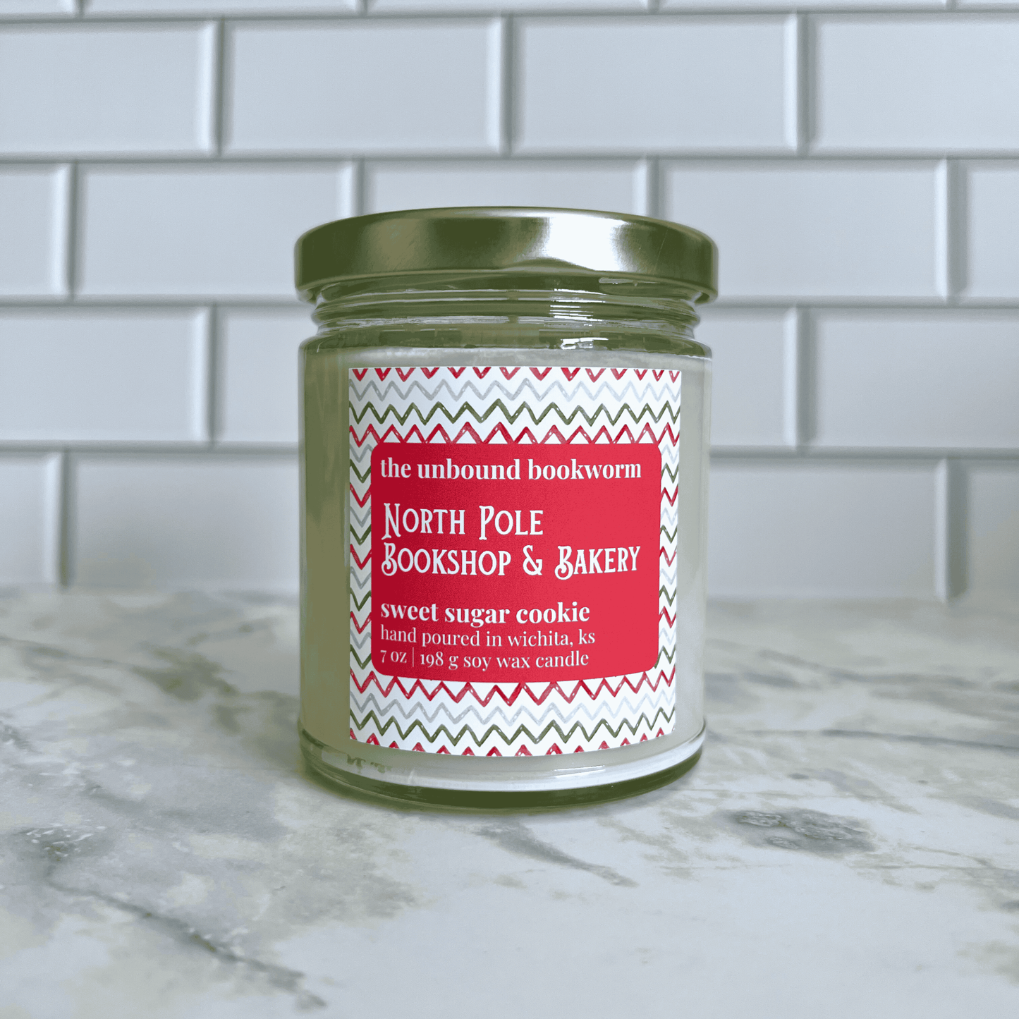 North Pole Bookshop & Bakery | 7 oz Soy Book Candle