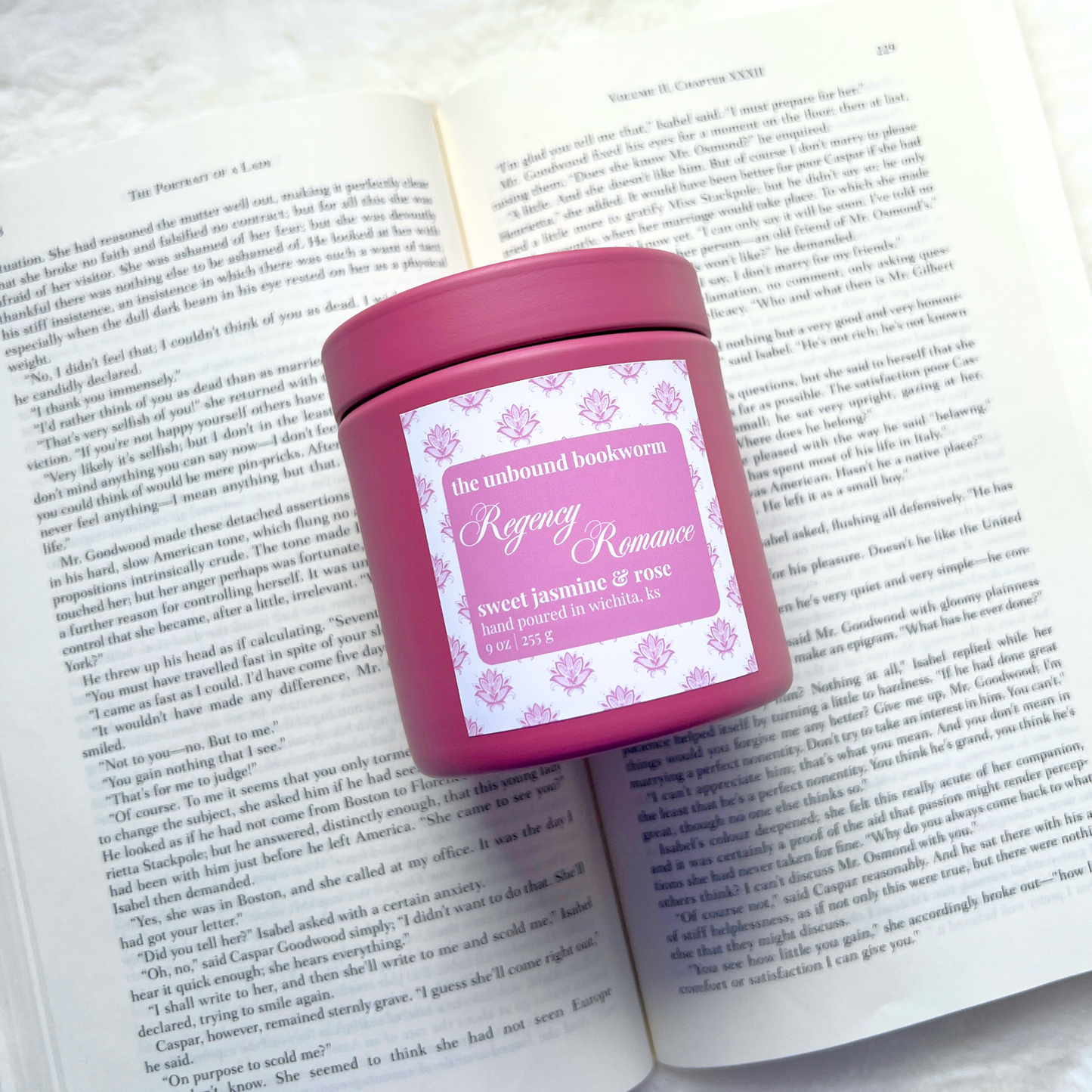 Regency Romance Candle