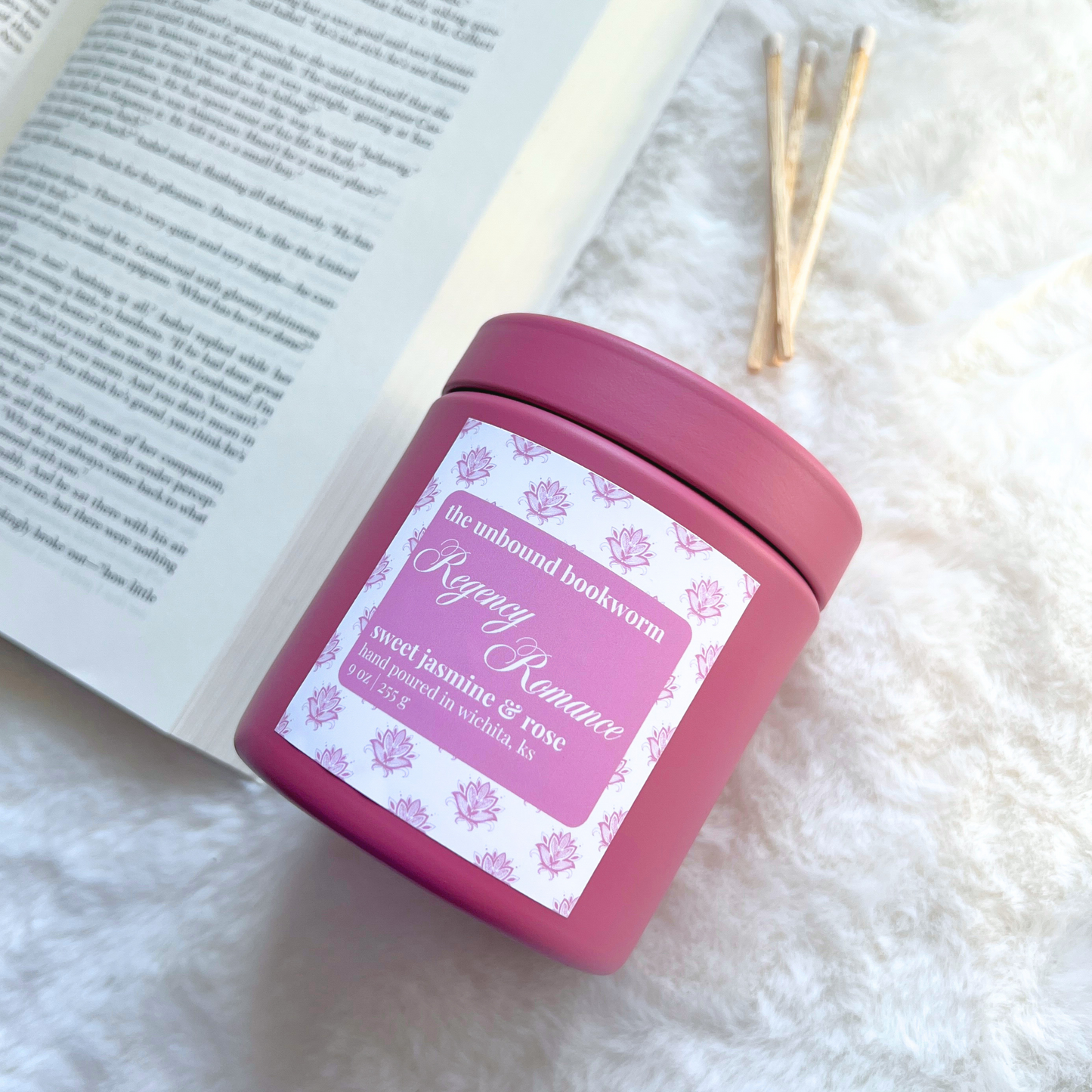 Regency Romance Candle