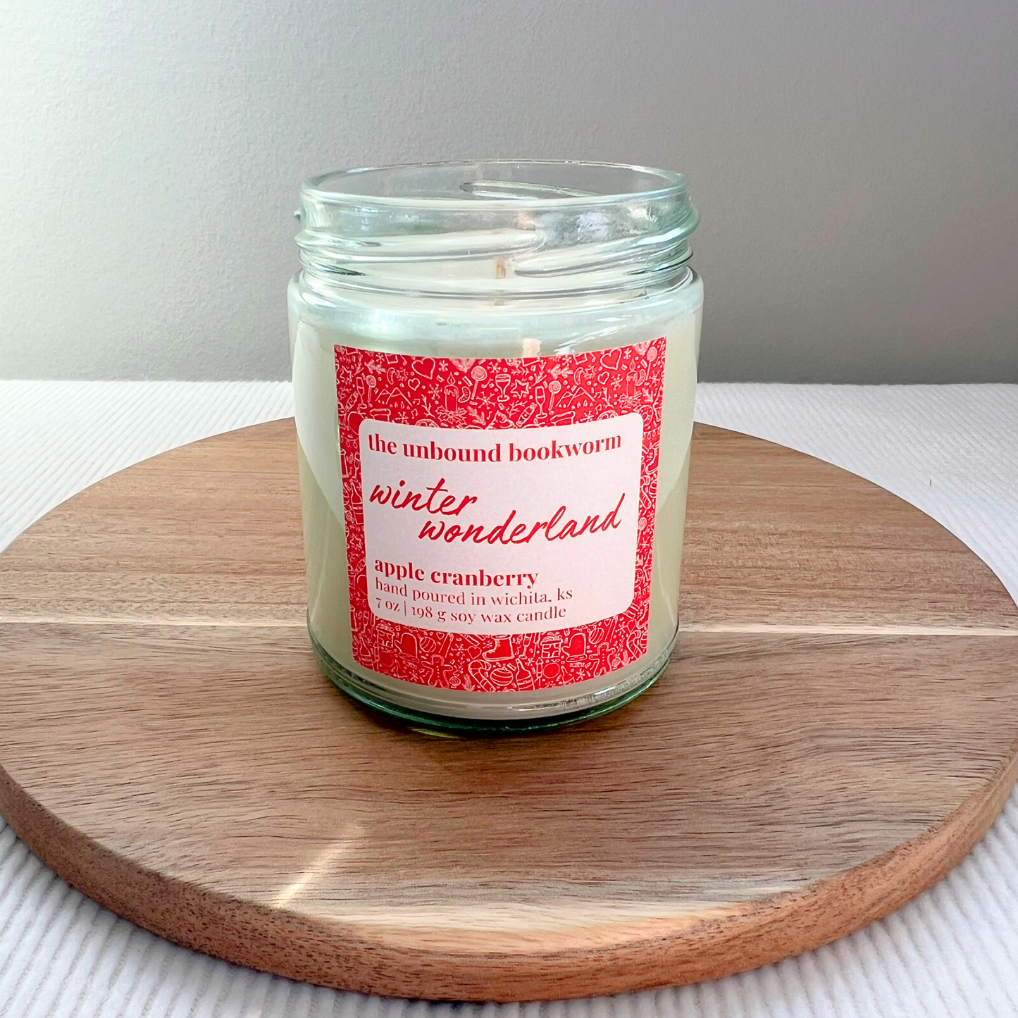 Winter Wonderland | 7 oz Soy Book Candle
