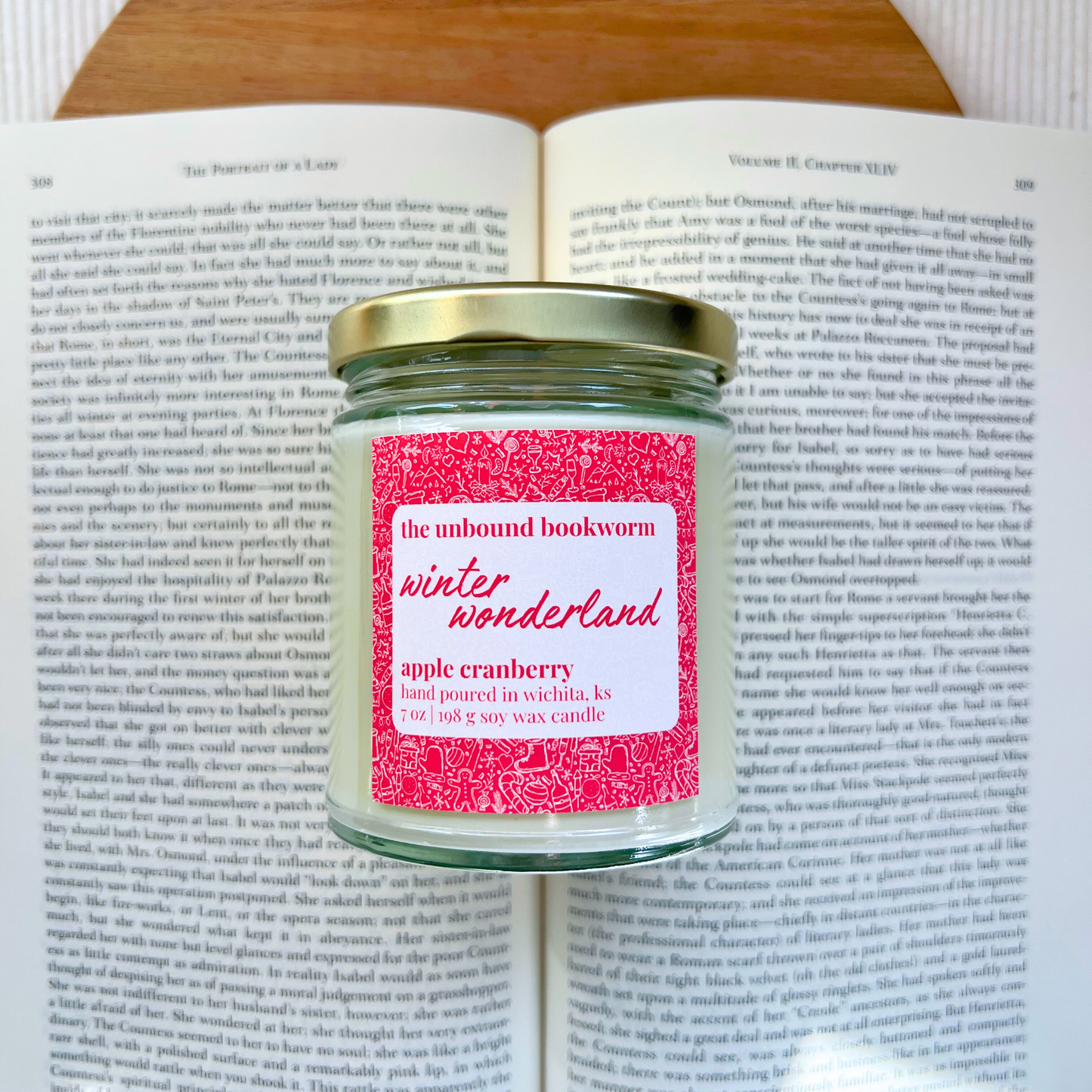 Winter Wonderland | 7 oz Soy Book Candle