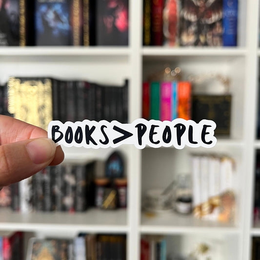 Books > People Sassy Bookish Sticker