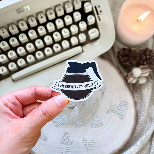 My Creativity Juice Coffee Sticker