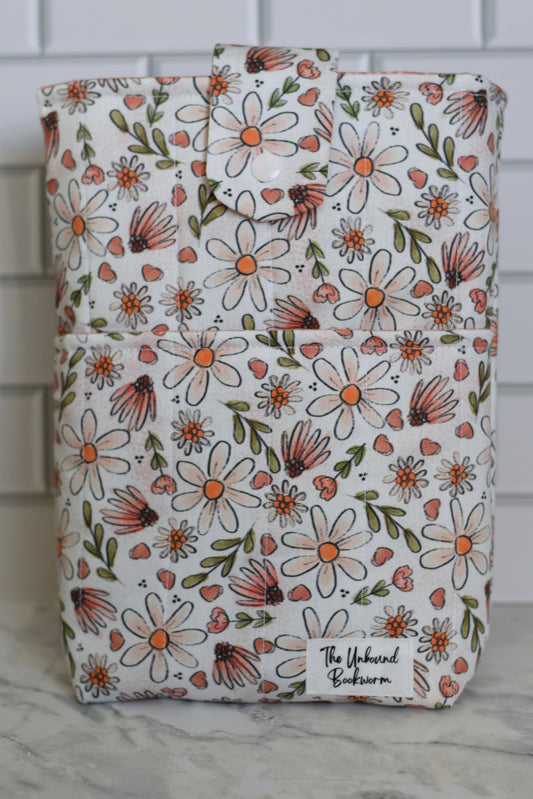 Pretty in Pink Floral Kindle & Book Sleeve