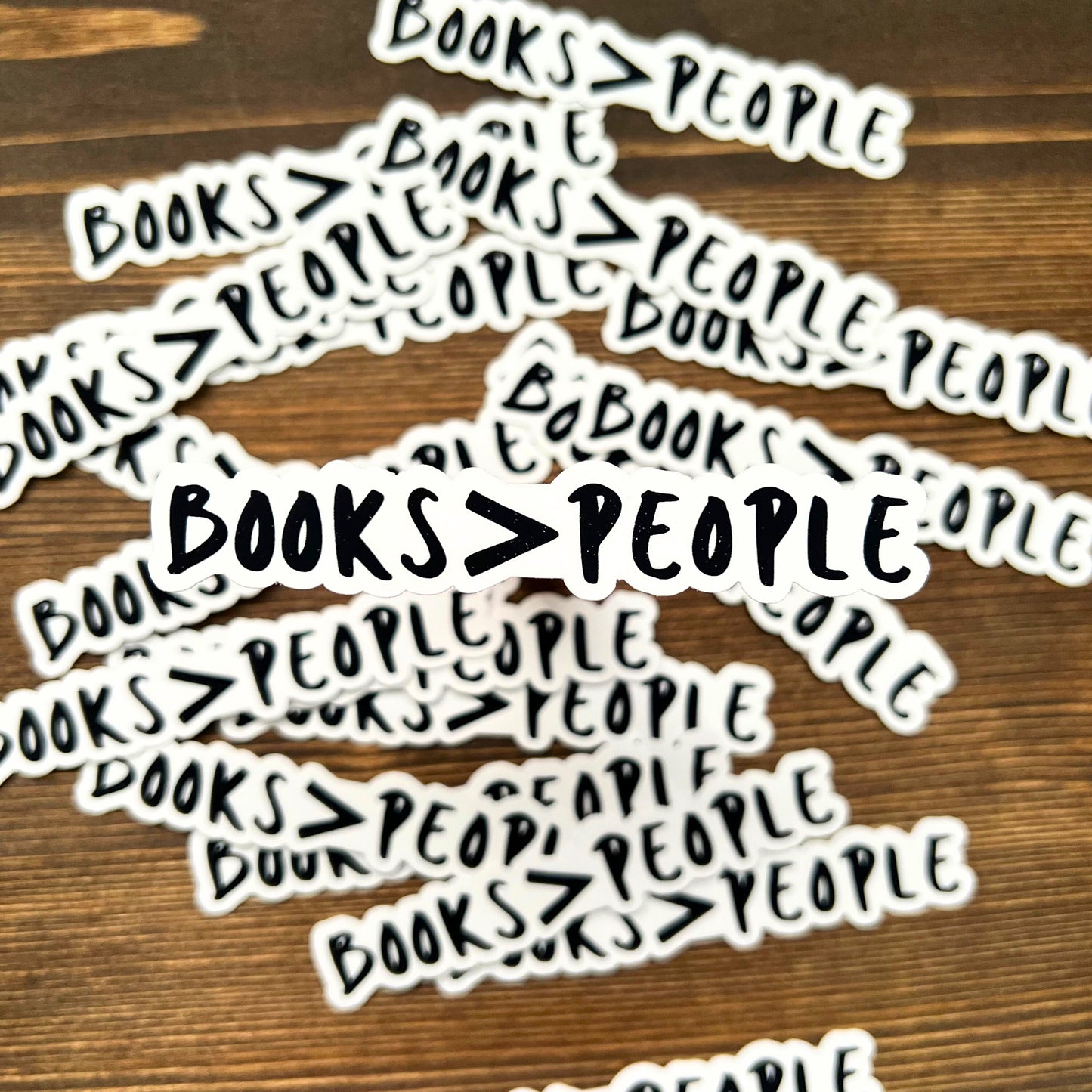 Books > People Sassy Bookish Sticker