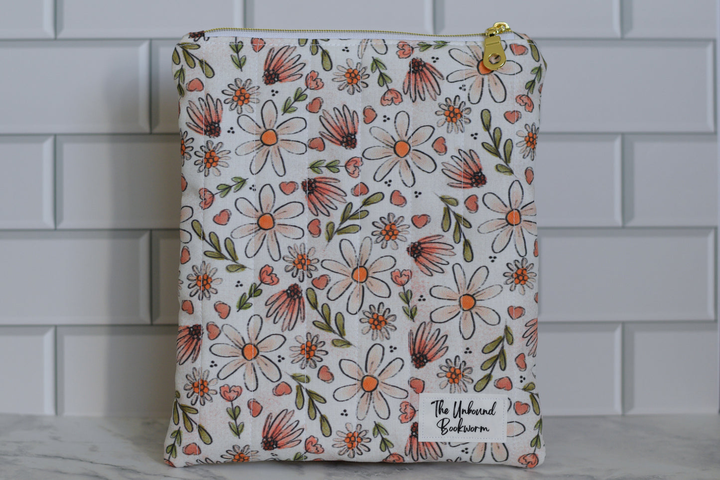 Pretty in Pink Floral Kindle & Book Sleeve
