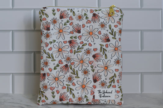 Pretty in Pink Floral Kindle & Book Sleeve