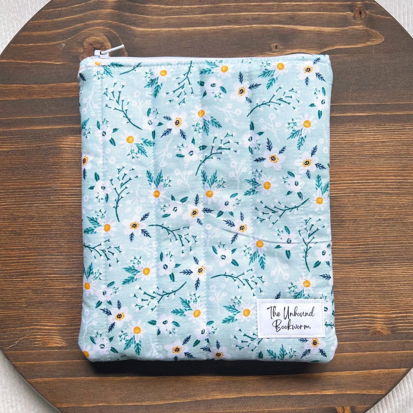 Mint Floral Kindle Sleeve
