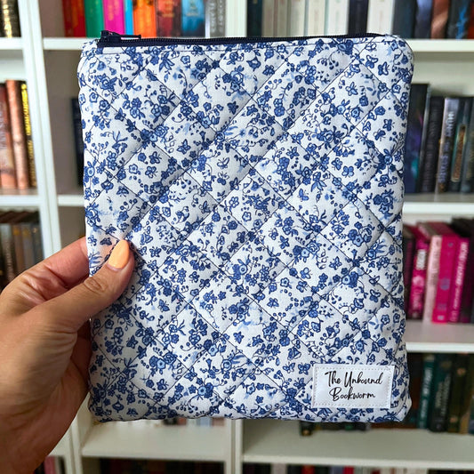Blue Floral Kindle Sleeve